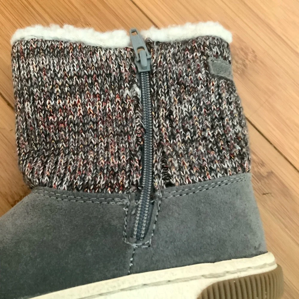 Stride Rite Kerri Sparkly Sweater Boots Comfort Excellent